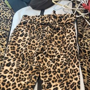 Leopard Print Dress Pants